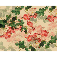 Classic Rose Design Natural Mural (Medium) by Origin Murals