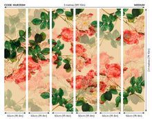 Classic Rose Design Natural Mural (Medium) by Origin Murals