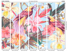 Birds And Flowers Multi Mural (Large) by Origin Murals