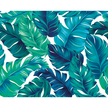 Bold Tropical Leaves Green Mural (Large) by Origin Murals