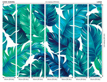 Bold Tropical Leaves Green Mural (Large) by Origin Murals