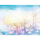 Daisy Meadow Purple Mural (Large) by Origin Murals