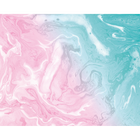 Flowing Marble Pink Mural (Large) by Origin Murals