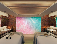 Flowing Marble Pink Mural (Large) by Origin Murals