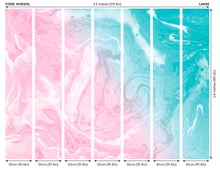Flowing Marble Pink Mural (Large) by Origin Murals