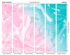 Flowing Marble Pink Mural (Medium) by Origin Murals