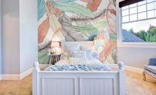 Oversized Feathers Multi Mural (Large) by Origin Murals
