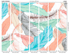 Oversized Feathers Multi Mural (Large) by Origin Murals