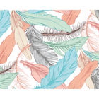 Oversized Feathers Multi Mural (Medium) by Origin Murals