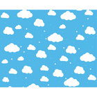 Cartoon Cloudy Sky Blue Mural (Medium) by Origin Murals