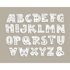Alphabet Patterns Multi Mural (Large) by Origin Murals