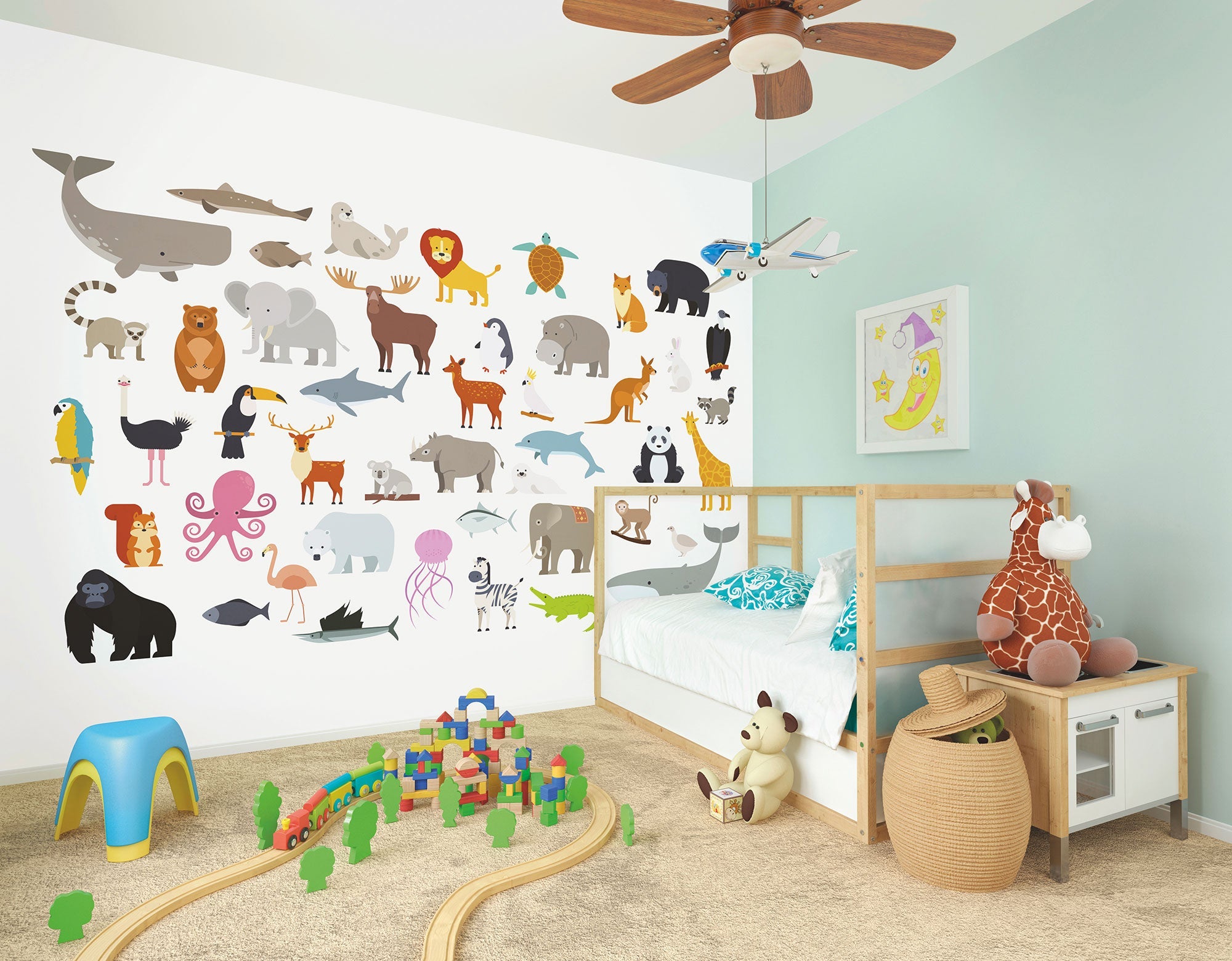 Animal Collection Multi Mural (Medium) by Origin Murals