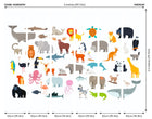 Animal Collection Multi Mural (Medium) by Origin Murals