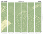 Abstract Fields Green Mural (Medium) by Origin Murals