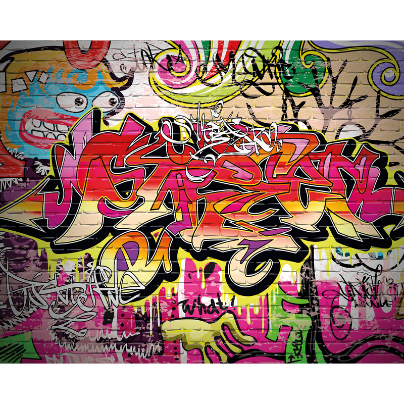 City Graffiti Wall Multi Mural (Medium) by Origin Murals