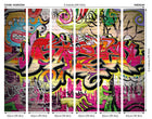 City Graffiti Wall Multi Mural (Medium) by Origin Murals