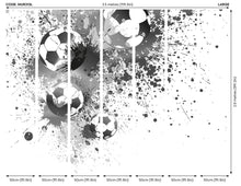 Football Splash Grey Mural (Large) by Origin Murals