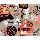 Graffiti Basketball Orange Mural (Medium) by Origin Murals
