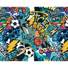 Sports Graffiti Multi Mural (Large) by Origin Murals