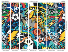 Sports Graffiti Multi Mural (Large) by Origin Murals