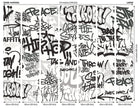 Mono Graffiti Black And White Mural (Large) by Origin Murals