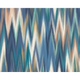 Ikat Zig Zag Indigo Blue Mural (Large) by Origin Murals