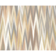 Ikat Zig Zag Natural Linen Mural (Large) by Origin Murals