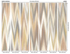 Ikat Zig Zag Natural Linen Mural (Large) by Origin Murals
