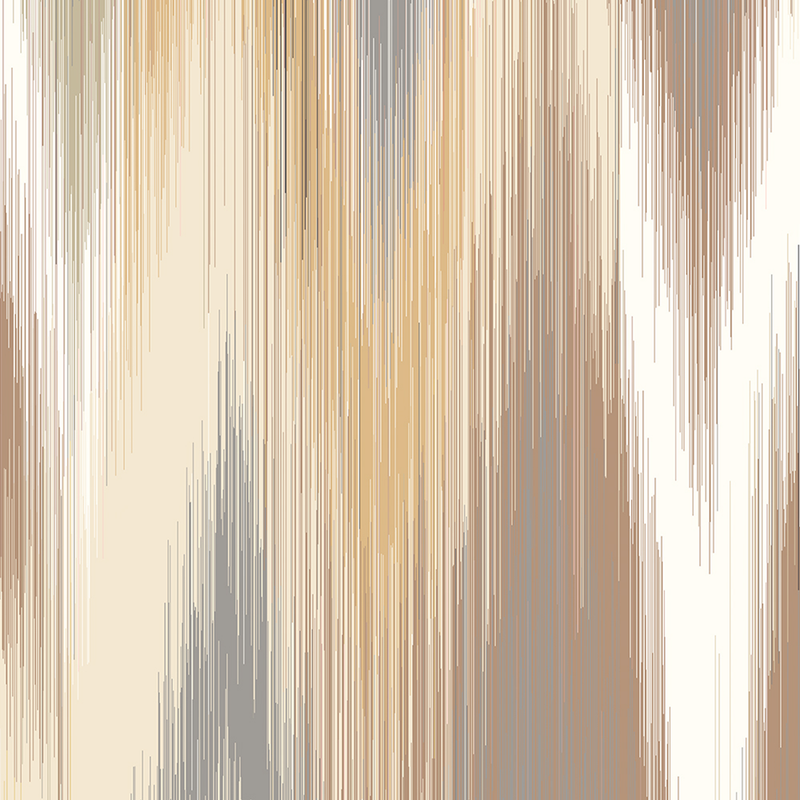 Ikat Zig Zag Natural Linen Mural (Medium) by Origin Murals