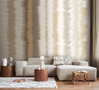 Linear Stripe Stone Grey Mural (Large) by Origin Murals
