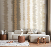 Linear Stripe Stone Grey Mural (Medium) by Origin Murals