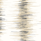 Linear Stripe Olive Green And Charcoal Mural (Large) by Origin Murals