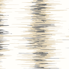 Linear Stripe Olive Green And Charcoal Mural (Large) by Origin Murals