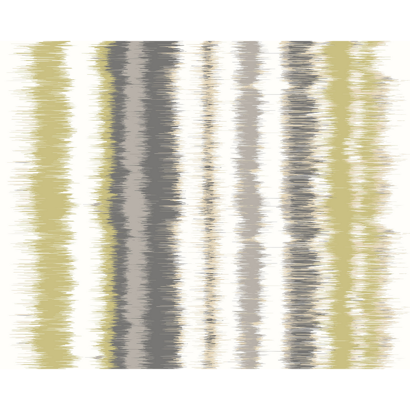 Linear Stripe Olive Green And Charcoal Mural (Medium) by Origin Murals