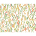 Willow Leaves Apple Green Mural (Medium) by Origin Murals