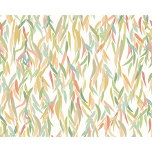 Willow Leaves Apple Green Mural (Medium) by Origin Murals