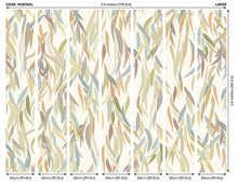 Willow Leaves Natural Stone Mural (Large) by Origin Murals