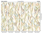 Willow Leaves Natural Stone Mural (Medium) by Origin Murals