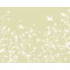 Blossom Trail Soft Green Mural (Large) by Origin Murals