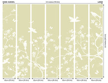 Blossom Trail Soft Green Mural (Large) by Origin Murals