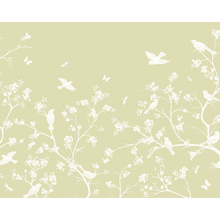 Blossom Trail Soft Green Mural (Medium) by Origin Murals