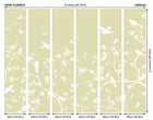 Blossom Trail Soft Green Mural (Medium) by Origin Murals