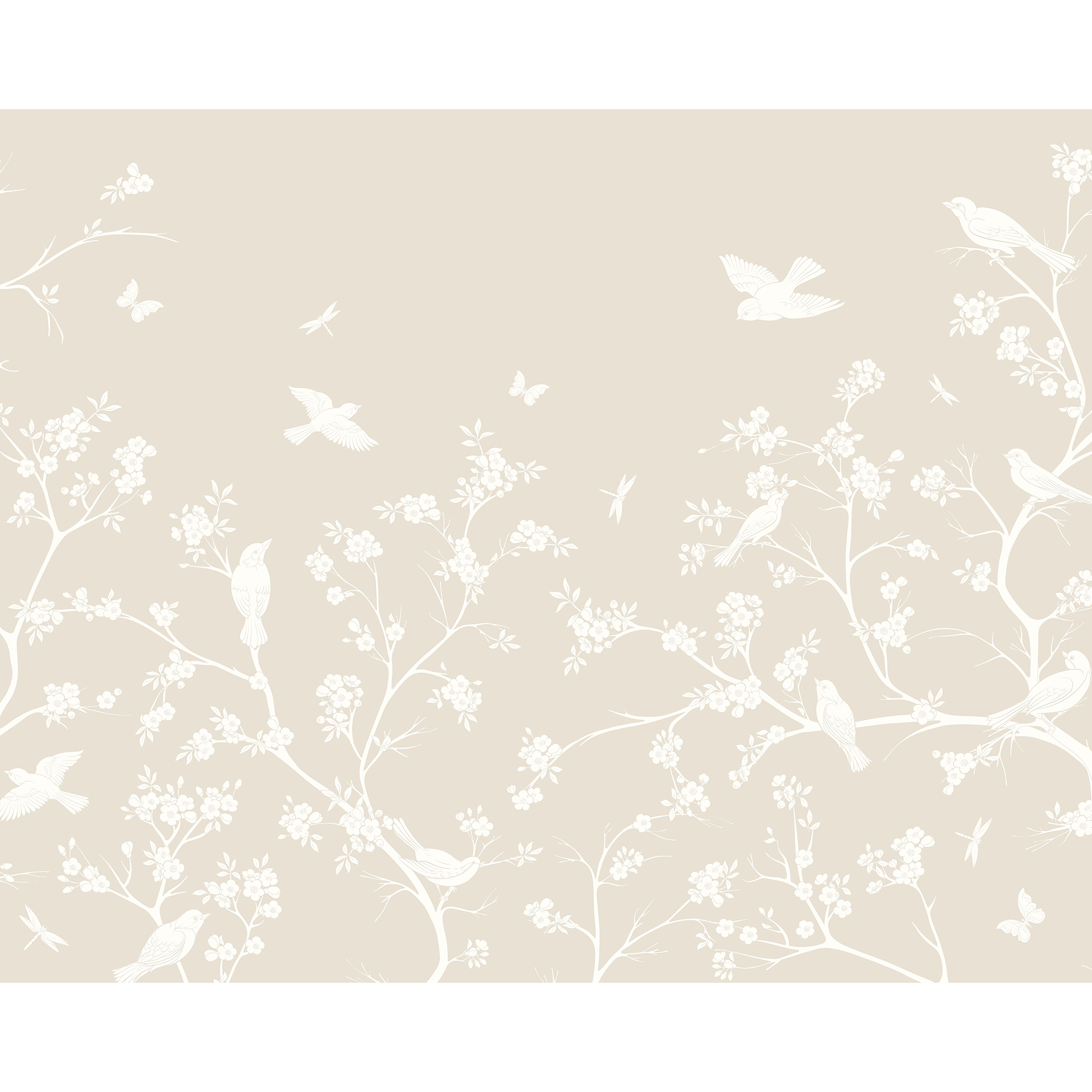 Blossom Trail Natural Stone Mural (Medium) by Origin Murals