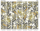Butterfly Wings Black And Olive Green Mural (Large) by Origin Murals
