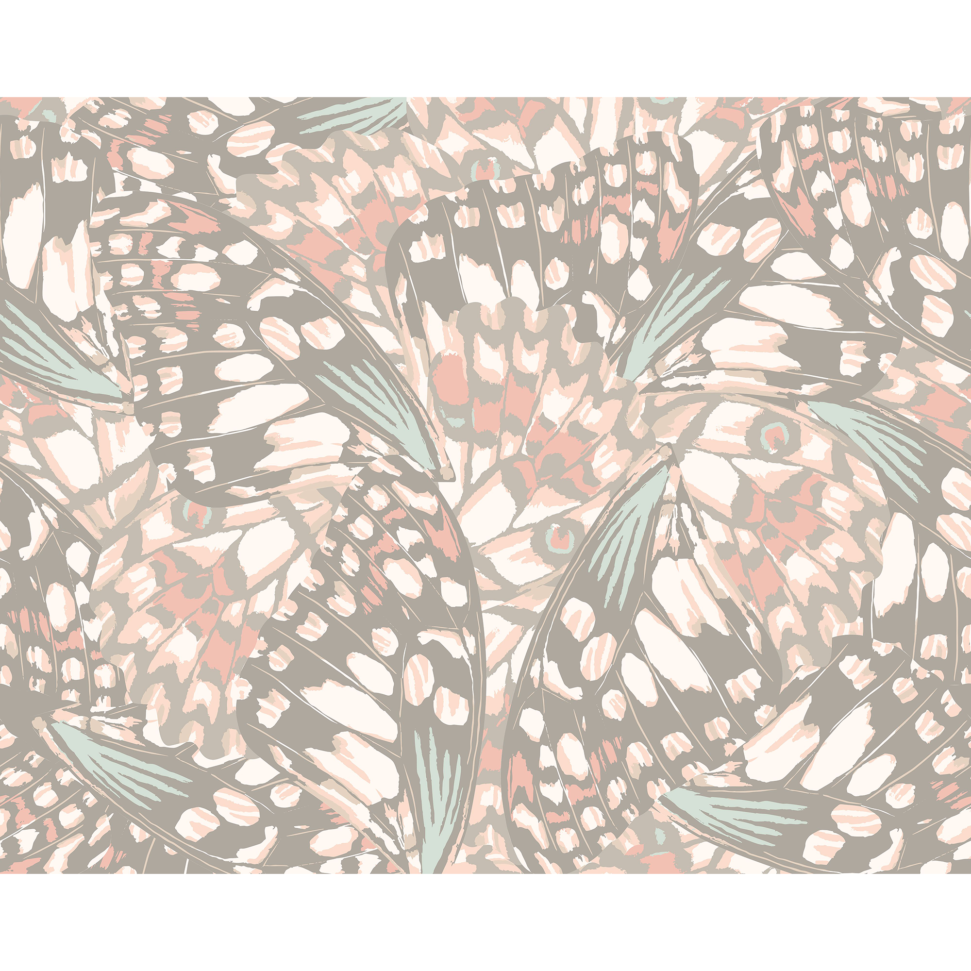 Butterfly Wings Natural Stone Mural (Large) by Origin Murals