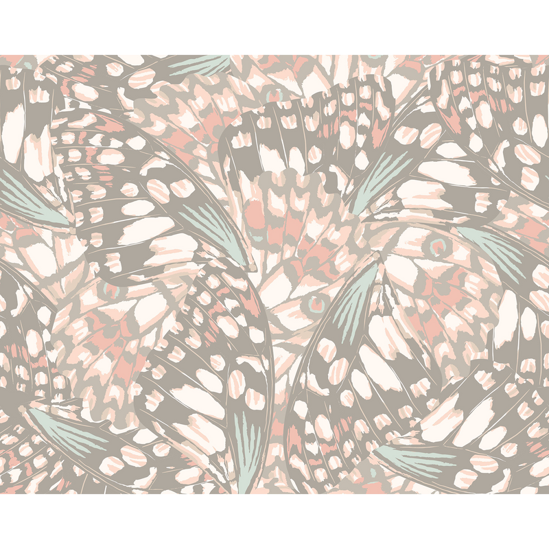 Butterfly Wings Natural Stone Mural (Medium) by Origin Murals