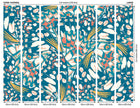 Butterfly Wings Teal Blue And Orange Mural (Large) by Origin Murals