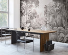 Jungle Trees Black And White Mural (Medium) by Origin Murals