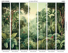 Jungle Trees Forest Green Mural (Large) by Origin Murals