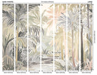 Pretty Palms Natural Stone Mural (Large) by Origin Murals